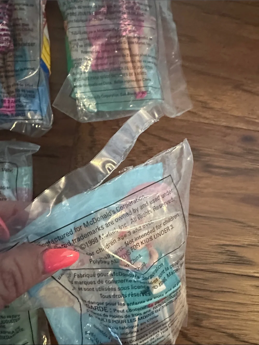 90’s McDonald's Barbie Collector Happy Meal Toys - Assorted Colorful Pack